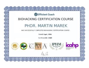 Certifikát Biohacking